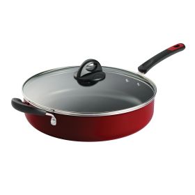 Qt Aluminum Nonstick Covered Jumbo Cooker â€“ Red