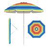 6.5 Feet Beach Umbrella - Multicolor