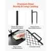 Heavy Duty Swivel Campfire Grill, 24" Portable Camping Grill Grate & Griddle, Sturdy Steel BBQ Mesh, 360Â° Height Adjustable Over Fire Pit Equipment