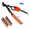 10x Fire Starter Flint Steel Striker Survival Kit Ferro Rod Outdoor Camping Tool