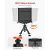 Hunting Chair, 360Â° Silent Swivel, Foldable Portable Blind Chair, Heavy-Duty Steel Frame Ground Stool Seat with Anti-Sink Swivel Feet