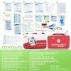 Portable 121-Piece Survival First Aid Kit - Compact, Waterproof EVA Material