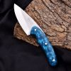 Turquoise Outdoor Knife - 440C Stainless Steel Blade