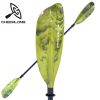 Kayak Paddle with Fiberglass Shaft and PP Blade, Floating Kayaking Oars, Adjustable 230-240 cm/ 90.5-94.5 Inches